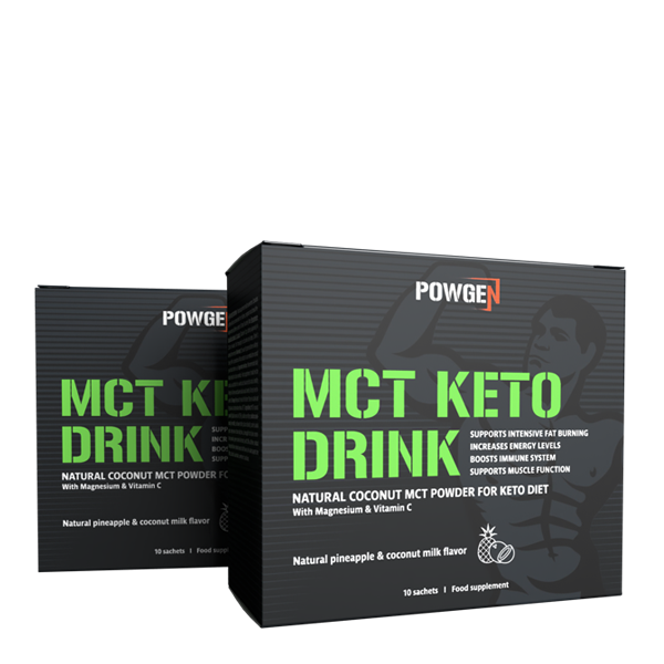 MCT Keto Drink z naravnim kokosovim MCT oljem v prahu 1+1 GRATIS