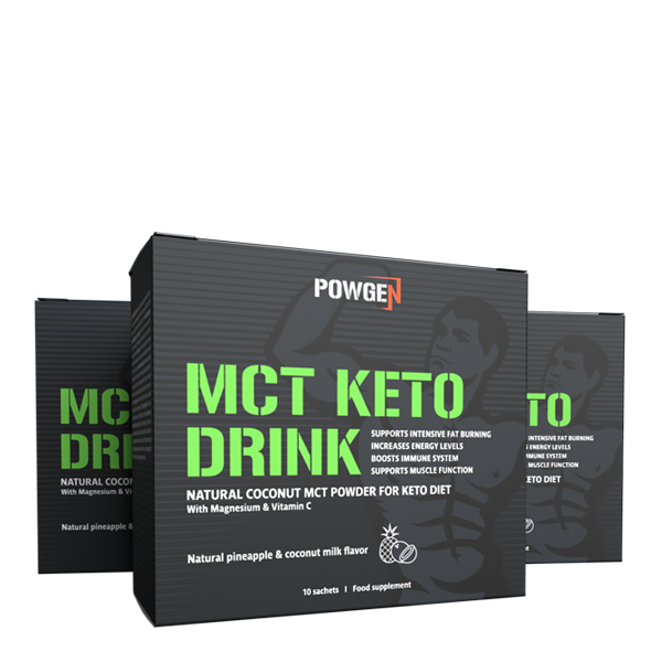 MCT Keto Drink z naravnim kokosovim MCT oljem v prahu 1+2 GRATIS