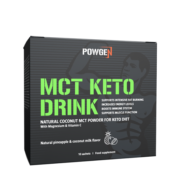 MCT Keto Drink z naravnim kokosovim MCT oljem v prahu