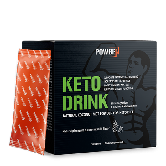 Keto Drink con polvere MCT naturale di cocco