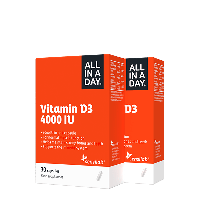 Vitamin D3 4000 IU 1+1 GRATIS