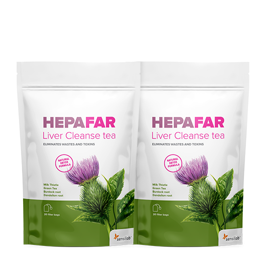 HEPAFAR Chá Detox Hepático 1+1 GRÁTIS
