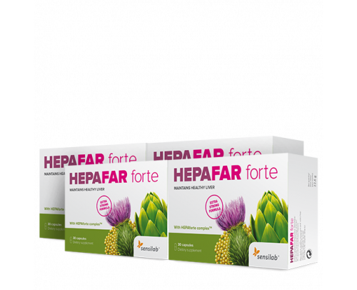 4x Hepafar Forte Kapseln für 2 Monate | Sensilab 4x Hepafar Forte Kapseln für 2 Monate | Sensilab