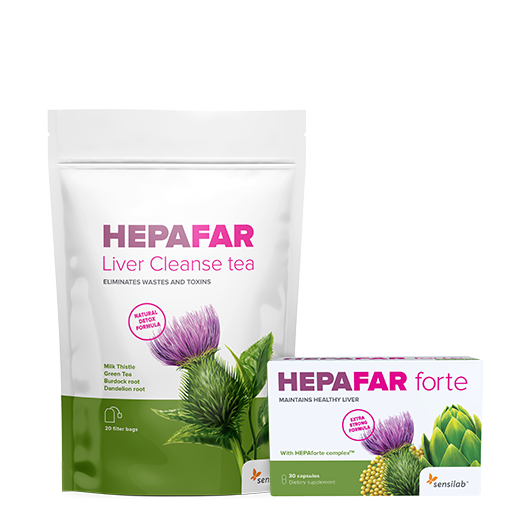 HEPAFAR capsule + ceai