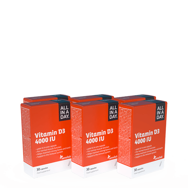 6x Vitamin D3 4000 IU