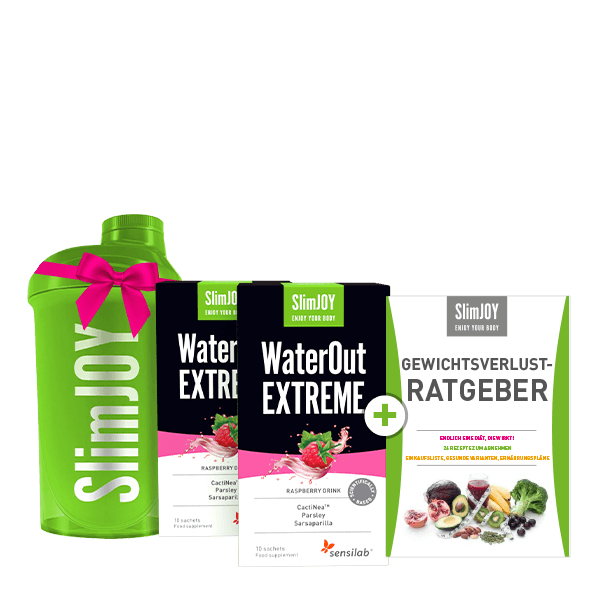 2x WaterOut EXTREME + GRATIS Shaker und Abnehmratgeber