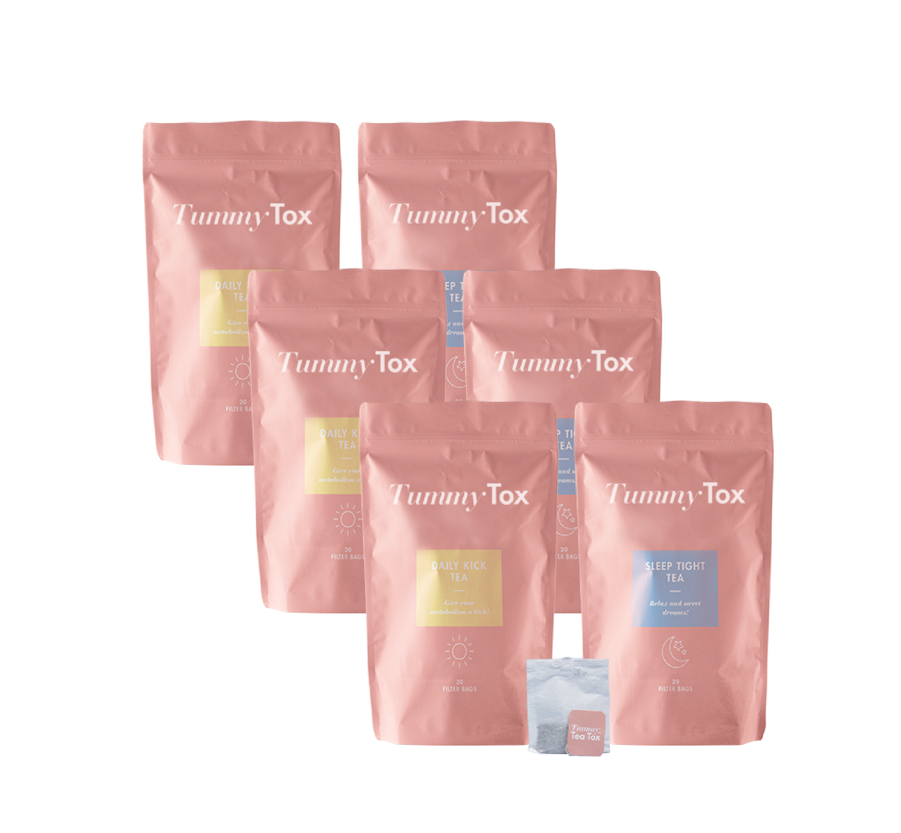 3x Daily Kick Tea & Sleep Tight Tea
