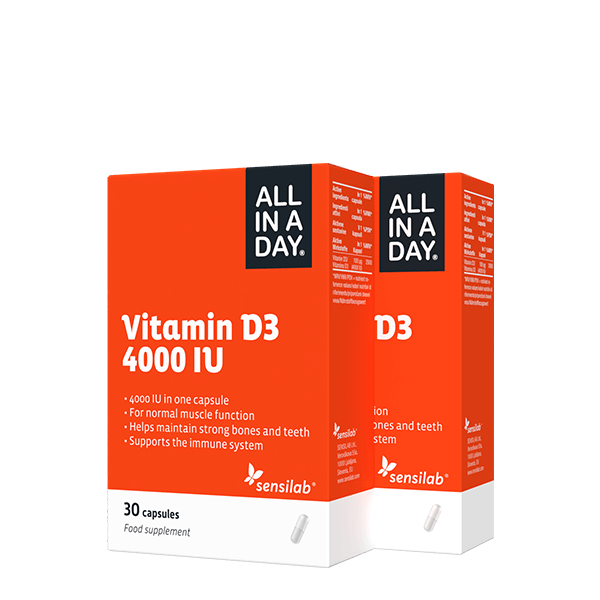 Vitamin D3 4000 IU 1+1 GRATIS
