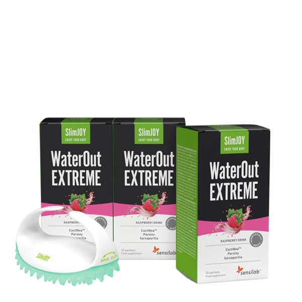 3x WaterOut EXTREME + GRATIS Massagebürste
