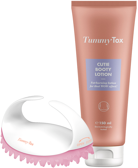 Cutie Booty Lotion + MASSAGE BRUSH