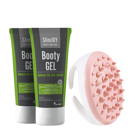 Complete Anti-Cellulite Bundle: 2x Booty GEL + FREE Massager!